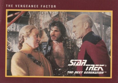 FREE SHIPPING-1991 Impel Star Trek 25th Anniversary The Vengeance Factor #192