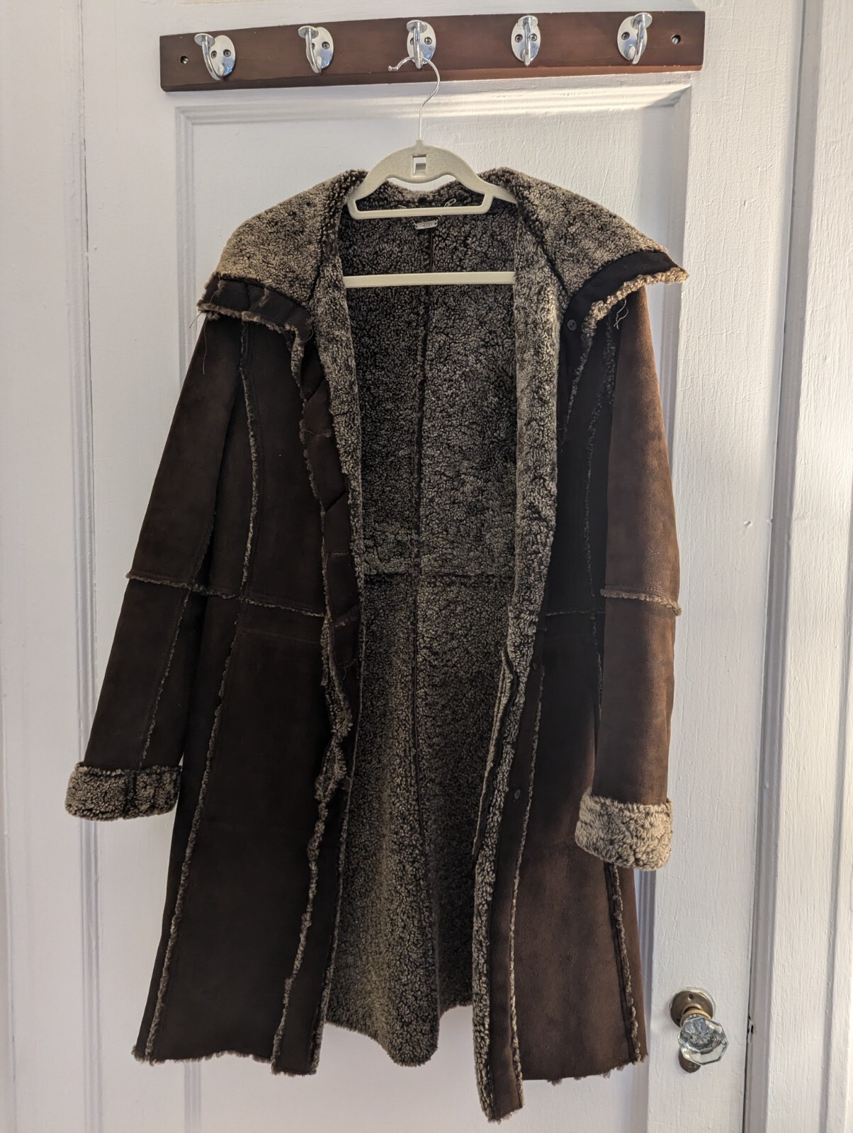 Dominic Bellissimo Patchwork Shearling Coat - Use… - image 1