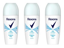 Rexona Women Cotton Dry Deo Roll-on , 3x50ml EAN59095620