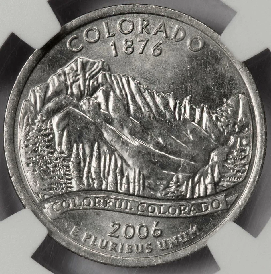 2006 D NGC MS63 Missing Clad Layer Colorado Quarter Mint Error Rare Date - Image 3 of 4