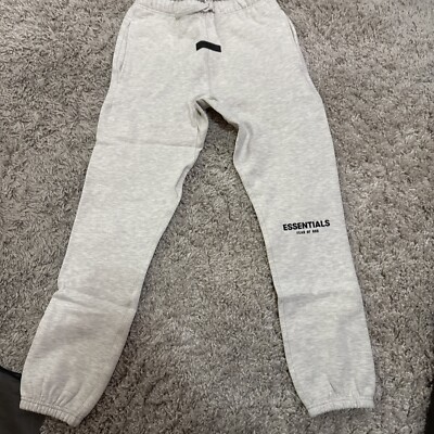 NWT Authentic ESSENTIALS Fear Of God  Light Oatmeal''  Sweatpants Size Xs