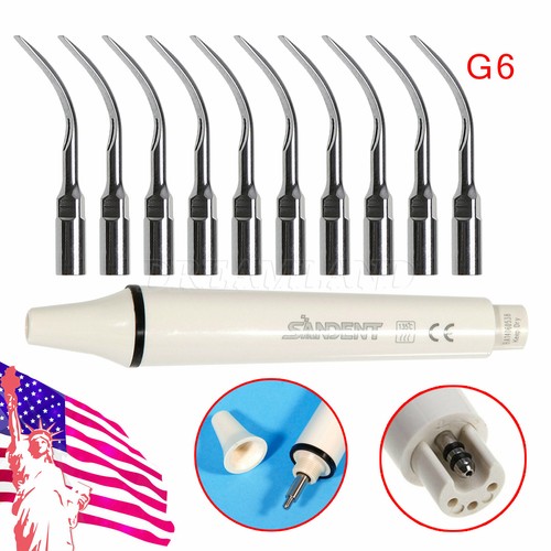 Escalador ultrasónico dental pieza de mano apto para pájaro carpintero Cavitron EMS/puntas de escalado G1-6 - Imagen 15 de 15