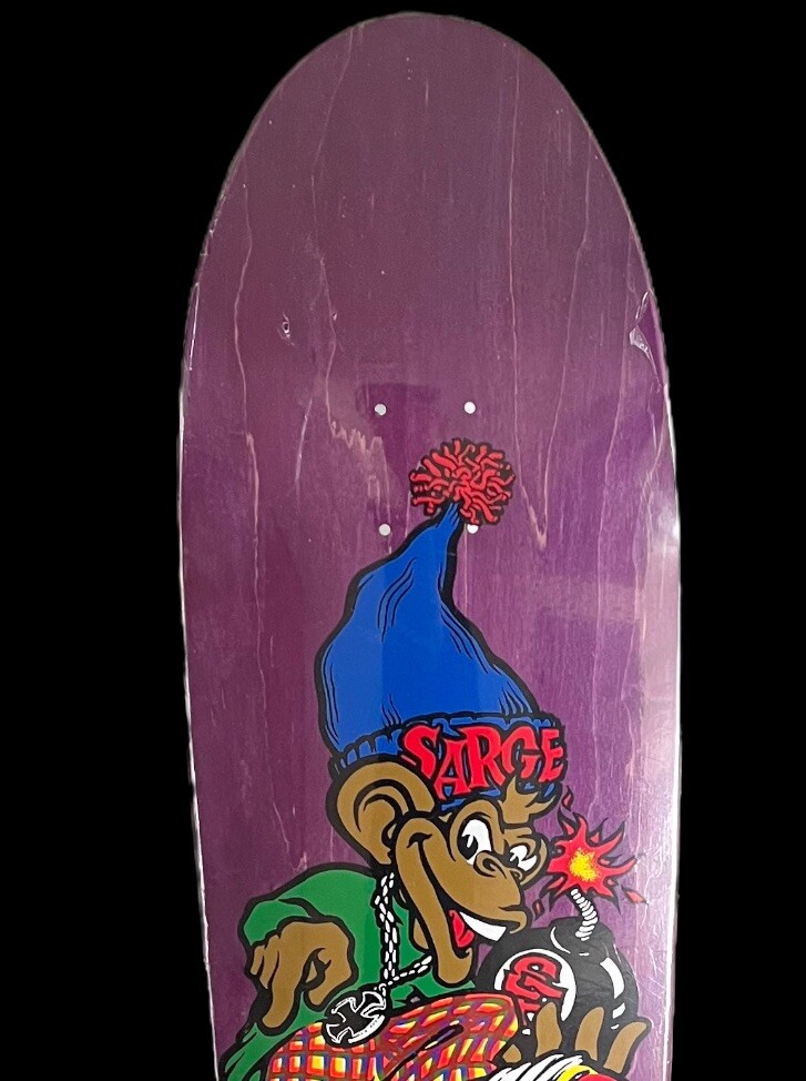 Danny Sargent Monkey Bomber New Deal Skateboard Deck Shrink Wrap