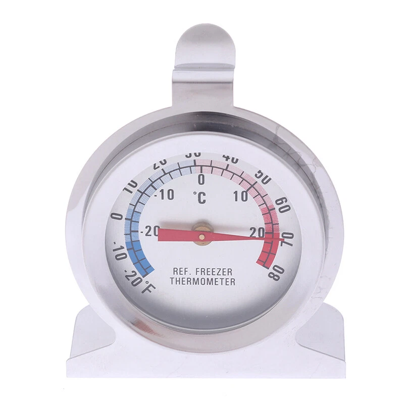 Refrigerator Thermometer Stainless Steel Fridge Freezer