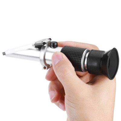 Refractometer Handheld Hand Held 0-80%  Liquid Measuring Equipment RHB-80ATC
