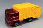 Matchbox Superfast No 36 Refuse Truck Red/Yellow Red Slider Lesney NM/M