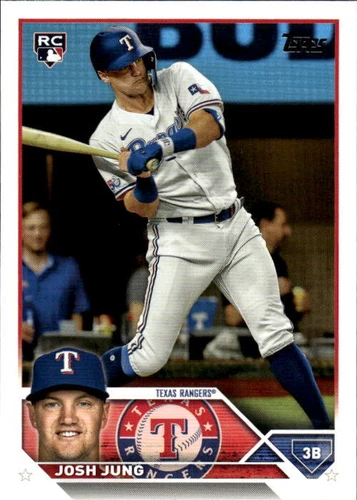 2023 Topps Josh Jung #529 Texas Rangers 2X1