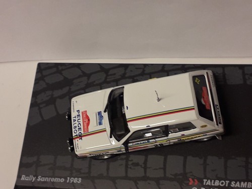 altaya talbot samba rally rally sanremo 1983 g.del zoppo 1:43 - Foto 5 di 6