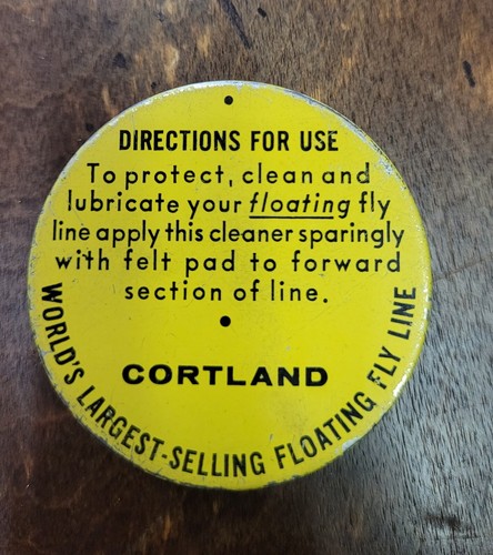 Vintage Cortland Fly Line Cleaner with "FLOTE-COTE" added fisherman's... - Picture 3 of 7