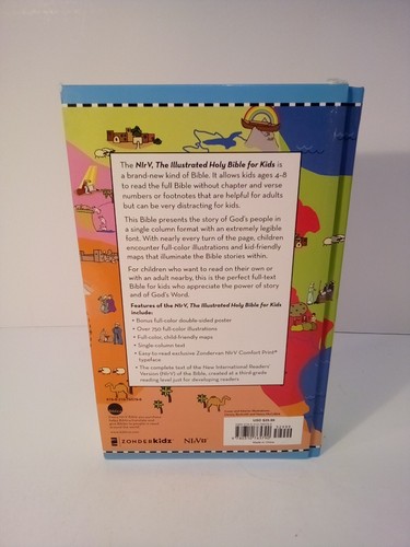 The Illustrated Holy Bible for Kids, Hardcover, Full Color, New w/ Sealed Poster - Picture 2 of 6