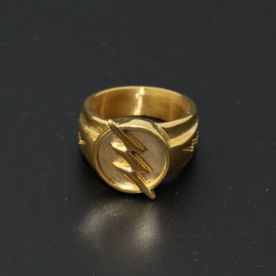 316L Stainless Steel The Flash Season Cosplay Reverse Flash Ring Men's Gift