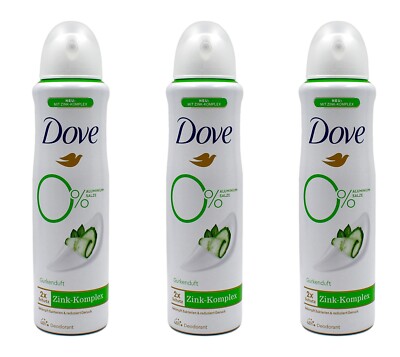 Dove Zink Komplex Deodorant Gurkenduft , 3x150ml EAN8720181278136