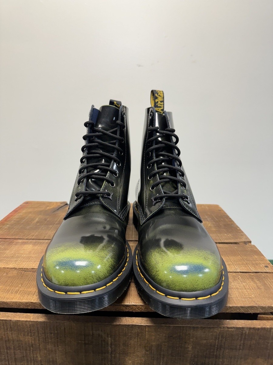 Men's Dr Martens 1460 Pascal Multi Arcadia Black Marsh Green Dark