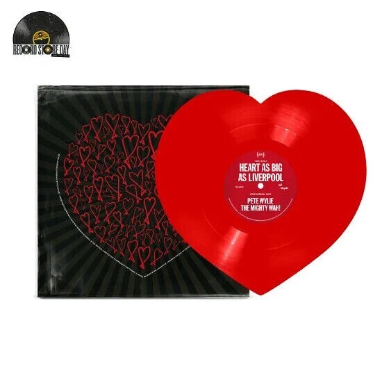 Pete Wylie & Mighty WAH! · Heart As Big As Liverpool 7" Shaped Rsd 2024 Vinile