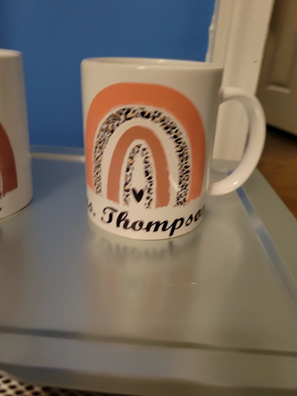 Personalized Boho Rainbow Coffee Mug