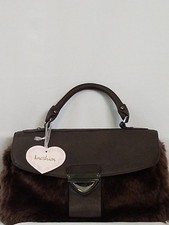 Imoshion Faux Fur Brown Womens Handbag 5x13x9...