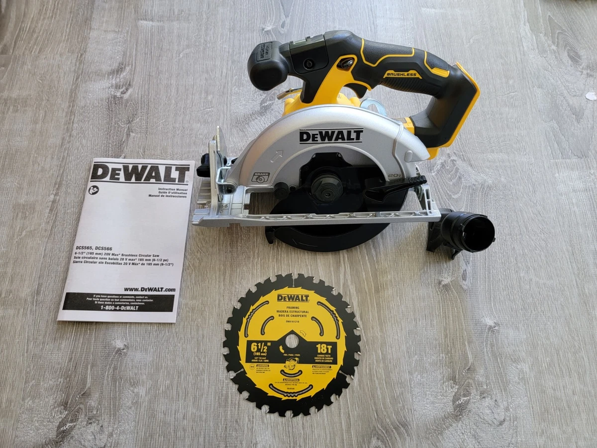 BRAND NEW DEWALT 20 Volt MAX Cordless Brushless 6 1 2 in Circular Saw Tool Only