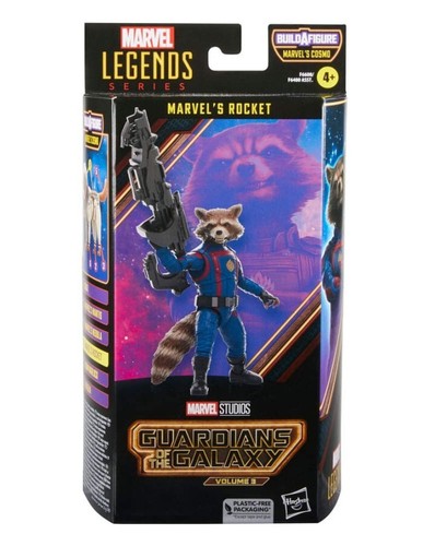 HASBRO MARVEL LEGENDS GUARDIANS GALAXY 3 - ROCKET RACCOON ACTION FIGURE NEW - Imagen 4 de 4