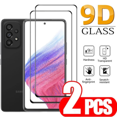For Samsung S25 S24 S23 Ultra A54 A34 S22 Cover Tempered Glass Screen Protector