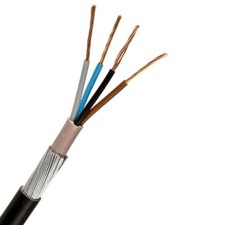 1.5mm SWA 6944X 4 CORE STEEL WIRE ARMOURED CABLE - PER METRE.