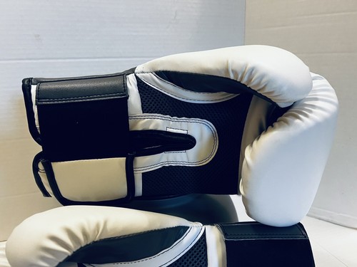 Everlast EVERSHIELD Adult Training Boxing Gloves Sparring White 12 0z. NEW - Picture 12 of 17