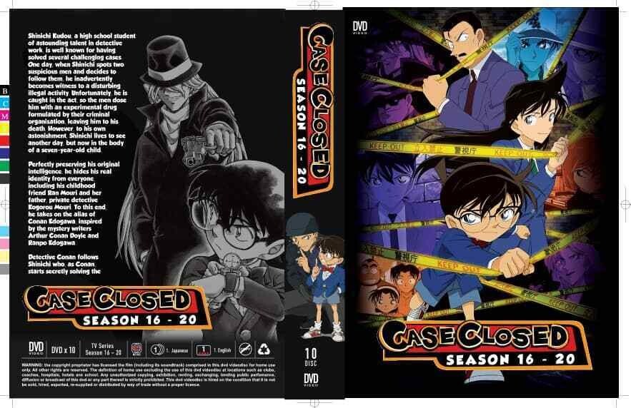 Detective Conan Case Closed Season 16-20 Anime DVD [English