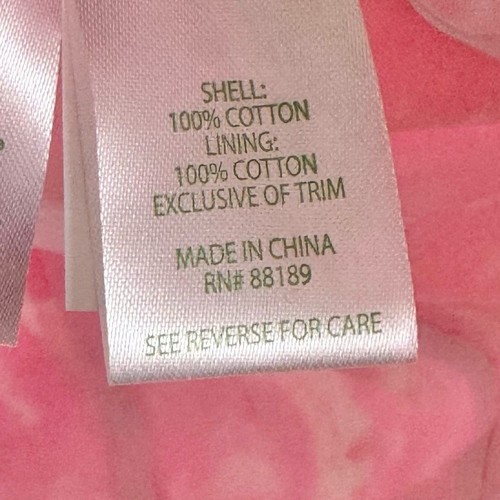 Lilly Pulitzer Ryder Shift Dress Sleeveless Neon Pink White Pattern Size 00 - Picture 11 of 11