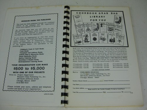 Vintage Cookbook Hernando Tigers Bands Home Town Recipes Hernando Mississippi - Foto 4 di 7