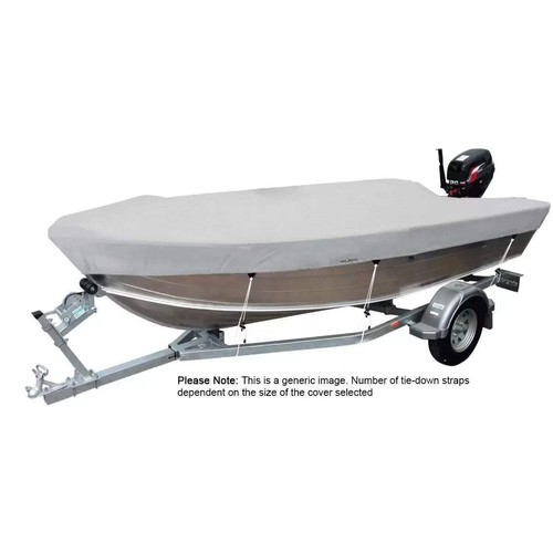 OCEANSOUTH OPEN BOAT TRAILERABLE BOAT COVER Black or Grey - Picture 13 of 22