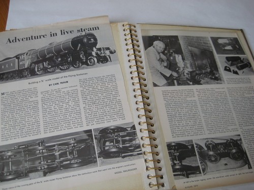 Vintage 1970er Flying Scotsman Modellbahn FOTOBUCH Traub Milwaukee WI Ticket mehr - Bild 8 von 12