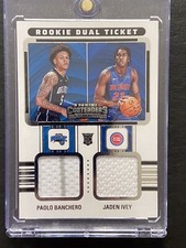 2022-23 Panini Contenders - Rookie Ticket Dual Swatches #RT2-PJI Paolo Banchero,