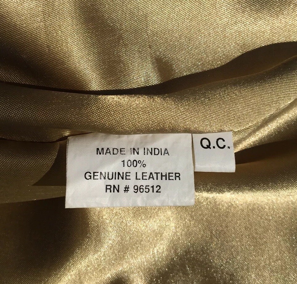 TIKE Saguaro Women's Size Small, 100% India Leather Jacket, Great