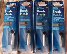 Charcoal Bamboo Replacement Toothbrush Brush Head Lot of 4 Compatible Fit