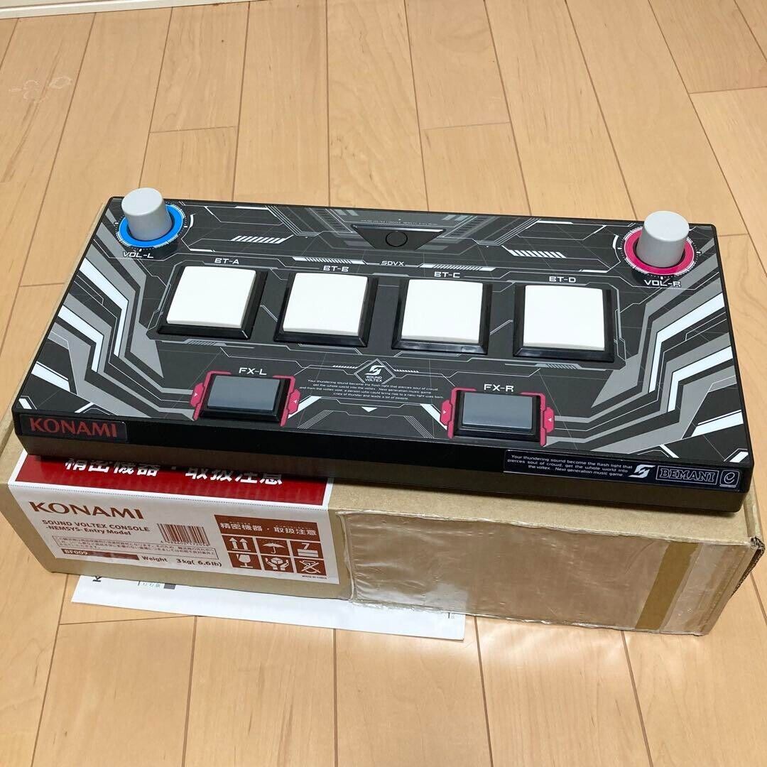 Konami SOUND VOLTEX CONSOLE NEMSYS Entry Model complete set Konami SOUND VOLTEX CONSOLE NEMSYS Entry Model complete set