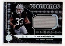 LYNN BOWDEN JR 2020 PANINI ELEMENTS FREQUENCY JERSEY RELIC #39/47 BF1120