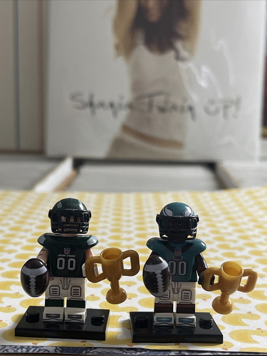 NEW YORK JETS PHILADELPHIA EAGLES NFL FOOTBALL PLAYER LEGO MINIFIG