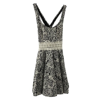 high waist belted lace panel maxi dress Ruched Lace Panel Maxi Dress - Black 8 main image 0