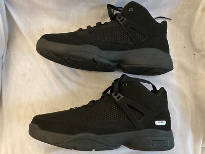 Fubu Men's Black Round Toe Lace Up Mid Top Sneakers Sz 12