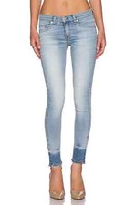 Rag  Bone Skinny Jeans Light Portland Wash Sz 27 EUC