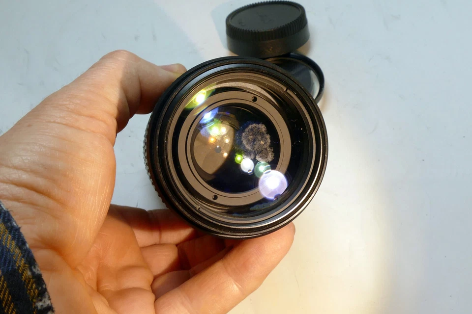 Nikon 75-150mm f3.5 Ai-s E series Lens manual focus w/ fungus webbing glass - Image 2 of 4
