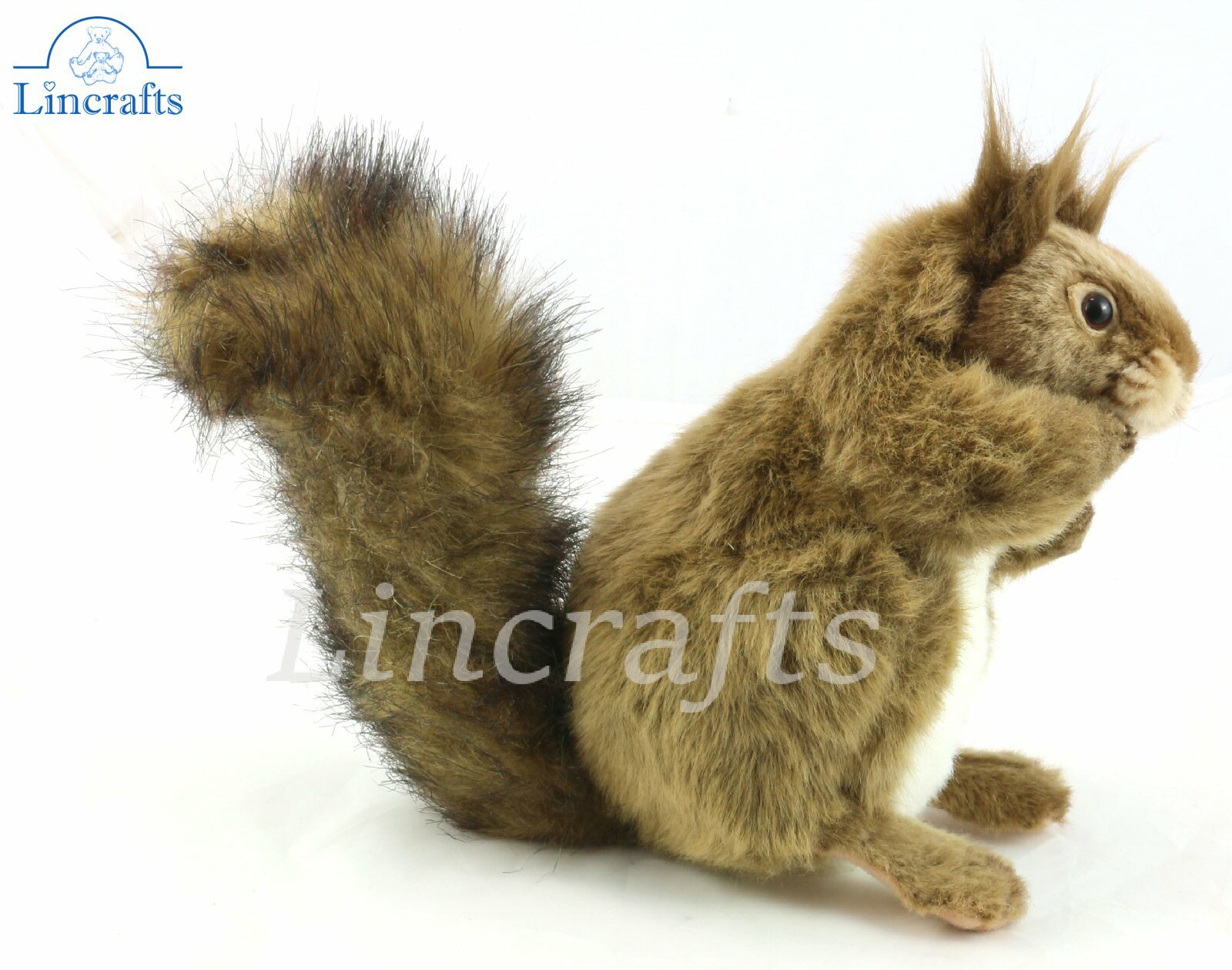Hansa Sitting Red Squirrel 7238 Soft Toy Sold by Lincrafts UK Est.1993