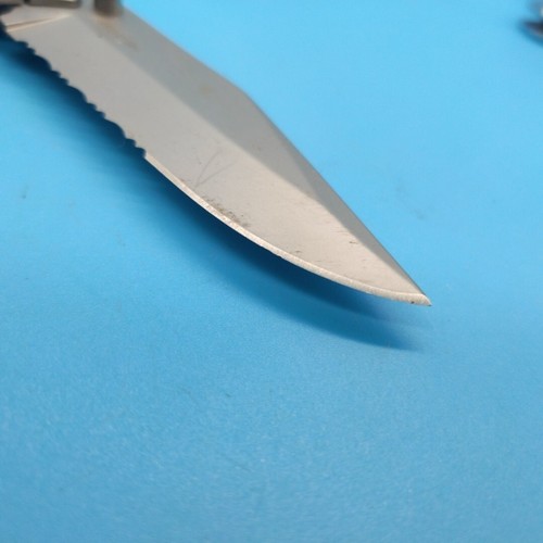 GERBER PARAFRAME Silver Metal Liner Lock Blade Tactical Knife Stainless Steel c - Picture 6 of 6
