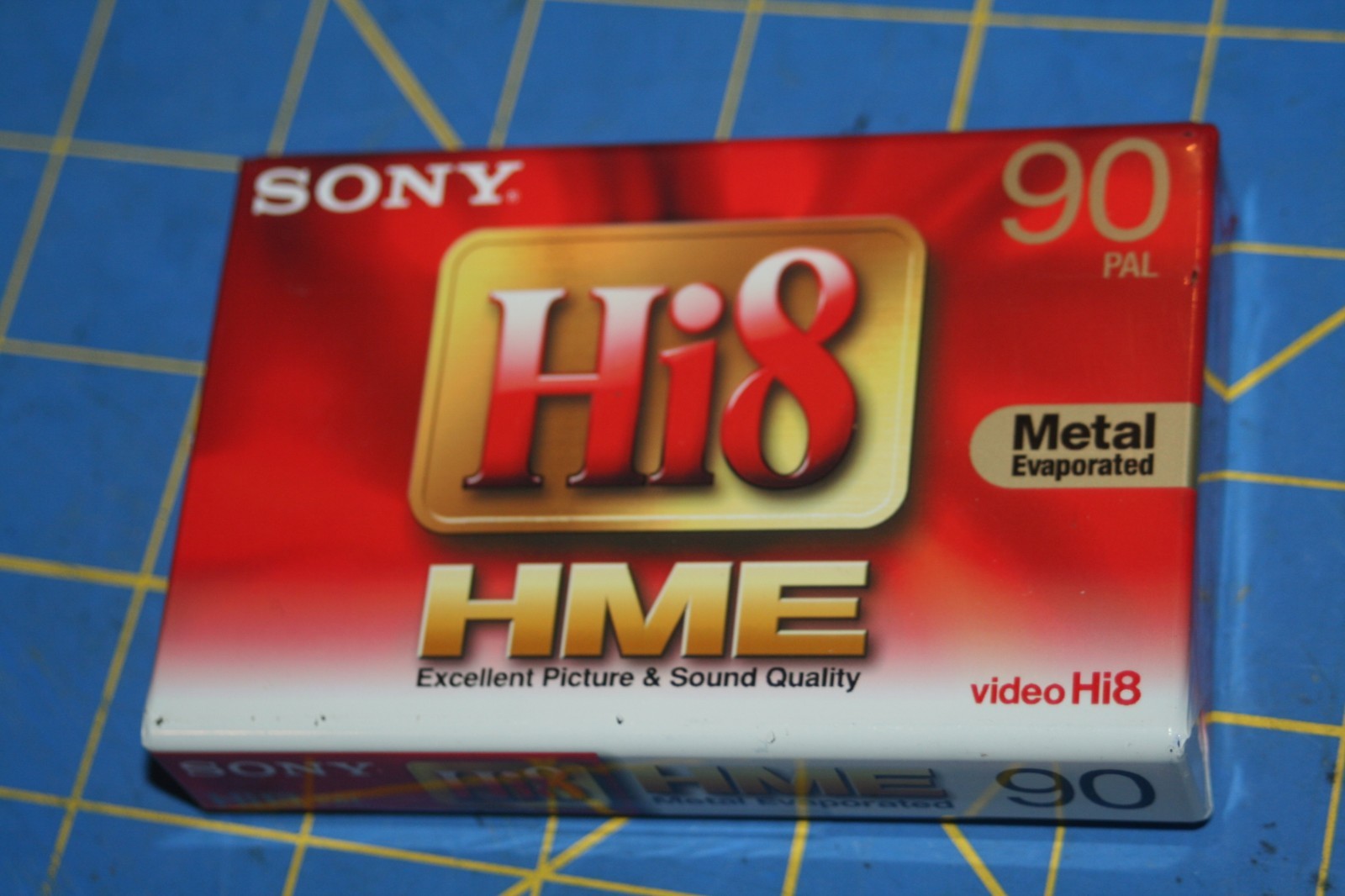 2 SONY 90 Minutes Hi8 Super Metal Evaporated HME Cassettes Tape E5