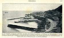 Holl&auml;ndische Kriegsschiffe kreuzen im Hafen v.La Guaira in Venezuela von 1908