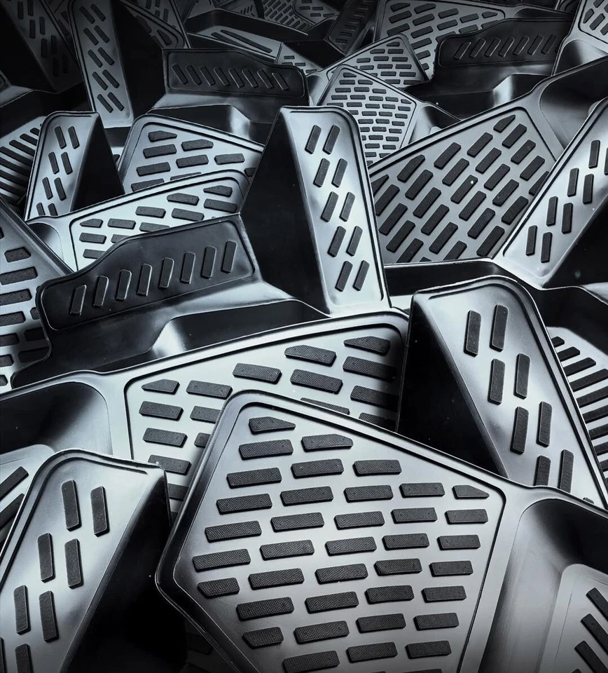 Juego de alfombrillas + revestimiento de maletero de carga para Porsche Cayenne 2011-2017 3D Eco Foto 4 de 4