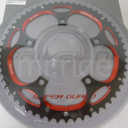 DRIVELINE Bike Bicycle Chainring 53/55/56/60/61T 7075-CNC for BCD:130MM crankset - Picture 4 of 8