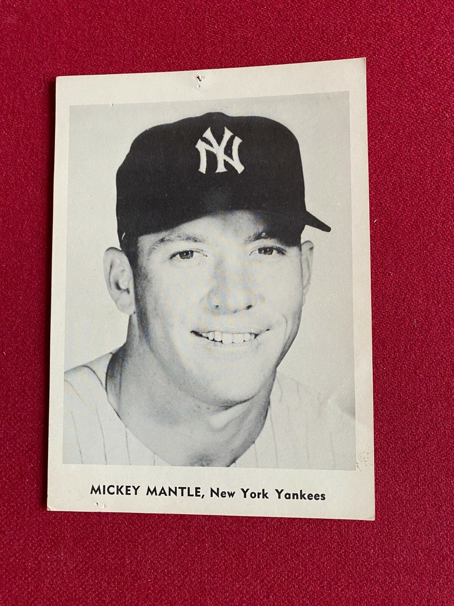 1960's, Mickey Mantle, Stadium Souvenir Photo (Scarce / Vintage