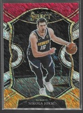 2020 Panini Select Nikola Jokic RED/WHITE/ORANGE SHIMMER PRIZM Insert #58!!