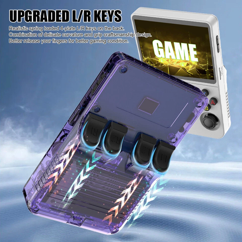 Consola de juegos portátil retro 128 GB, R36S videojuegos consolas 64 GB 20000+ juegos Foto 3 de 4