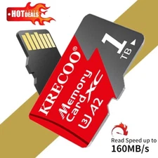 Micro SD Card 64GB 128GB 256GB 1TB Extreme Micro SD TF Memory Card Adapter lot